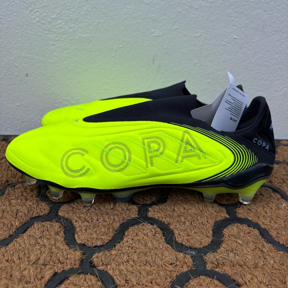 Adidas Copa Pure III Elite Laceless FG Men\'s Soccer Cleats Size 8.5 Lucid Lemon main image 9